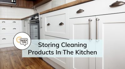 Storing Cleaning Products In The Kitchen
